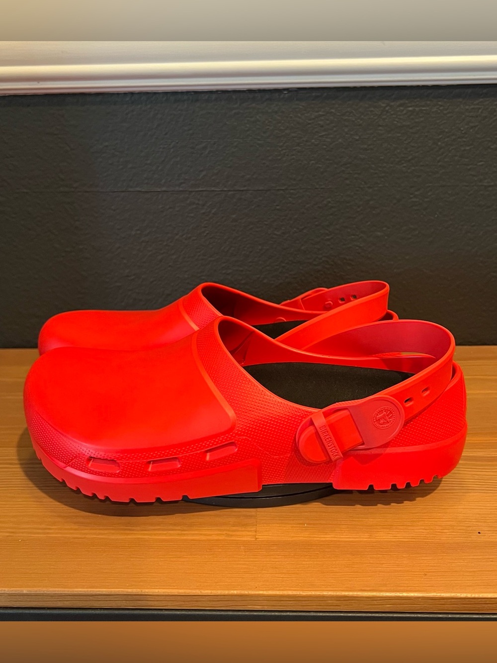 Birkenstock Birki Air 2.0 Active Red Men’s Sling Back Clogs Sandals 43 US 10